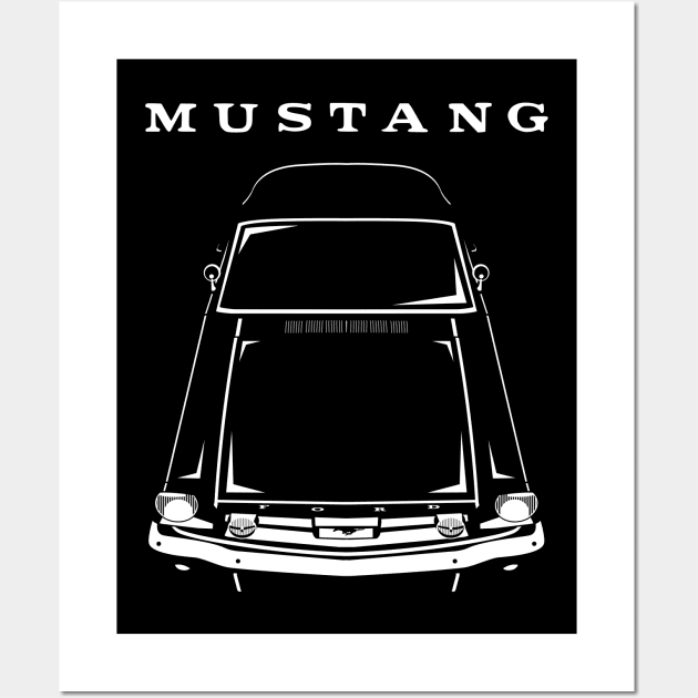 Ford Mustang Fastback 1966 Wall Art by V8social